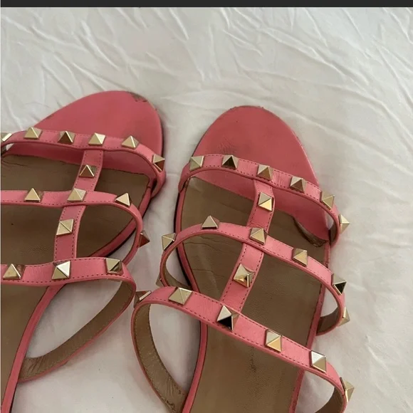 🔥sold🔥Authentic pink Valentino rockstud flats - size 39 - Picture 8 of 9